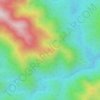 Topografische kaart Botak, hoogte, reliëf