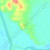 Topografische kaart Pederneiras, hoogte, reliëf