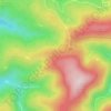 Topografische kaart Backofenfels, hoogte, reliëf