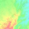 Topografische kaart Mayuro, hoogte, reliëf