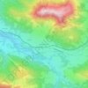 Topografische kaart Pfaffenschwendt, hoogte, reliëf