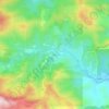 Topografische kaart Tala, hoogte, reliëf