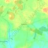 Topografische kaart Wąwelno, hoogte, reliëf