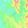 Topografische kaart Palale, hoogte, reliëf