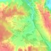 Topografische kaart Fogueira, hoogte, reliëf
