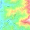 Topografische kaart San Luis, hoogte, reliëf
