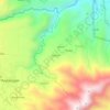 Topografische kaart Kidaran, hoogte, reliëf
