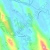 Topografische kaart Galathura, hoogte, reliëf