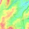 Topografische kaart Gosendinho, hoogte, reliëf