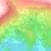 Topografische kaart Åsvang, hoogte, reliëf