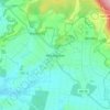 Topografische kaart Wetzhausen, hoogte, reliëf