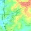 Topografische kaart Arehalli Guddadahalli, hoogte, reliëf