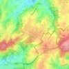 Topografische kaart Koekamer, hoogte, reliëf