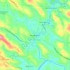 Topografische kaart Mannamplavu, hoogte, reliëf