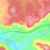 Topografische kaart Tronchoy, hoogte, reliëf