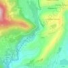 Topografische kaart Guje di Garavot, hoogte, reliëf
