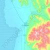 Topografische kaart Challapata, hoogte, reliëf