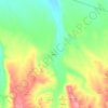 Topografische kaart Balax, hoogte, reliëf