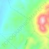 Topografische kaart Fuencubierta, hoogte, reliëf