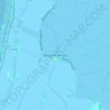 Topografische kaart Ditzumerverlaat, hoogte, reliëf