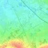 Topografische kaart 't Zonneken, hoogte, reliëf