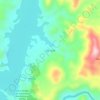 Topografische kaart Vda. Gallo, hoogte, reliëf