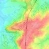 Topografische kaart Kortekeer, hoogte, reliëf