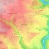 Topografische kaart Effringen, hoogte, reliëf