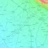 Topografische kaart Kurukshetra, hoogte, reliëf