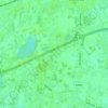 Topografische kaart Klein-Gent, hoogte, reliëf