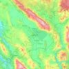 Topografische kaart Ιωάννινα, hoogte, reliëf