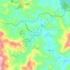 Topografische kaart Padre Viegas, hoogte, reliëf