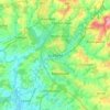 Topografische kaart Uckfield, hoogte, reliëf