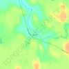 Topografische kaart Lappfors, hoogte, reliëf