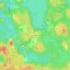 Topografische kaart Vainikka, hoogte, reliëf