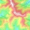 Topografische kaart Purodi, hoogte, reliëf