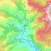 Topografische kaart Gairsain, hoogte, reliëf