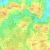 Topografische kaart Lucy, hoogte, reliëf