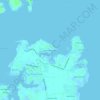 Topografische kaart West Shadyside, hoogte, reliëf