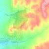 Topografische kaart Alfalfar, hoogte, reliëf
