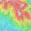 Topografische kaart La Presidenta, hoogte, reliëf