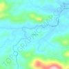 Topografische kaart Três Barras, hoogte, reliëf