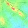 Topografische kaart Suttagatti, hoogte, reliëf