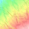 Topografische kaart Daine I, hoogte, reliëf