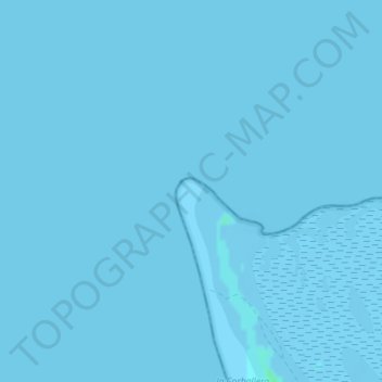 Topografische kaart Punta de la Banya, hoogte, reliëf