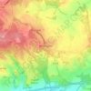 Topografische kaart Herongate, hoogte, reliëf