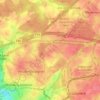 Topografische kaart Lait Beurré, hoogte, reliëf
