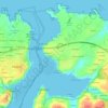 Topografische kaart Granda, hoogte, reliëf