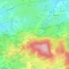 Topografische kaart Les Bouiges d'En Haut, hoogte, reliëf