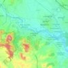 Topografische kaart Ribarroja del Turia, hoogte, reliëf